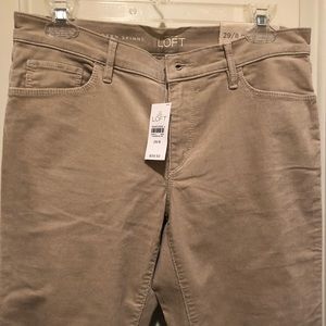 LOFT Modern Skinny Corduroy Pants